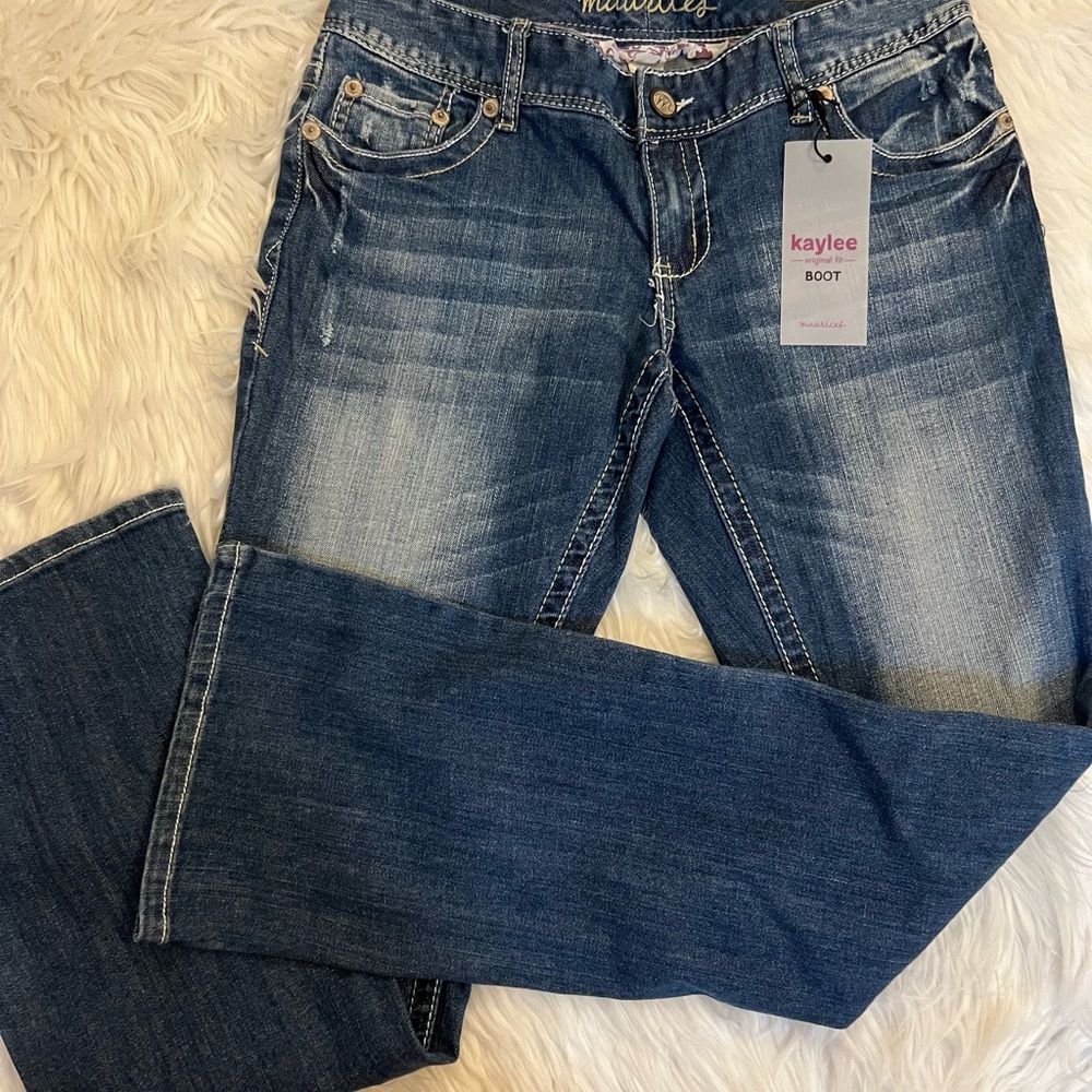 NWT Maurice’s jeans Kaylee original fit bootcut juniors 7/8 regular